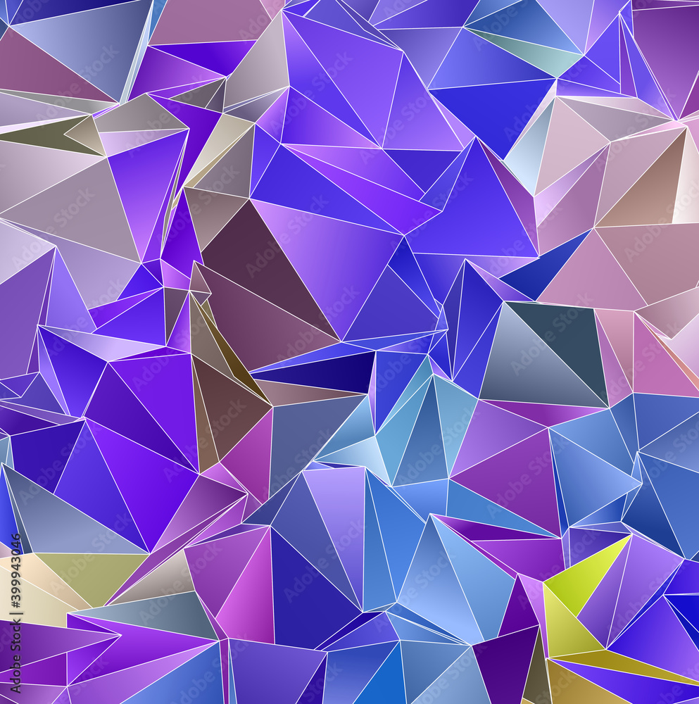 Obraz premium 3d Triangles, abstract background. Design wallpaper.