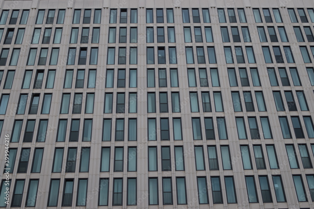 Windows on modern office building Windows on modern office building