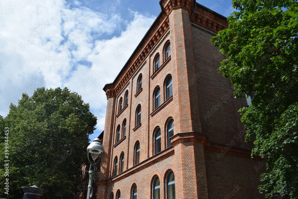 Fototapeta premium Brick old building in Germany