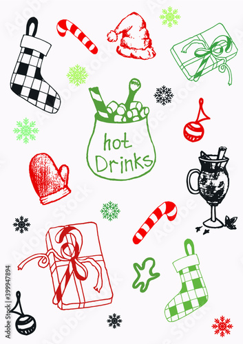 Christmas sticker packs