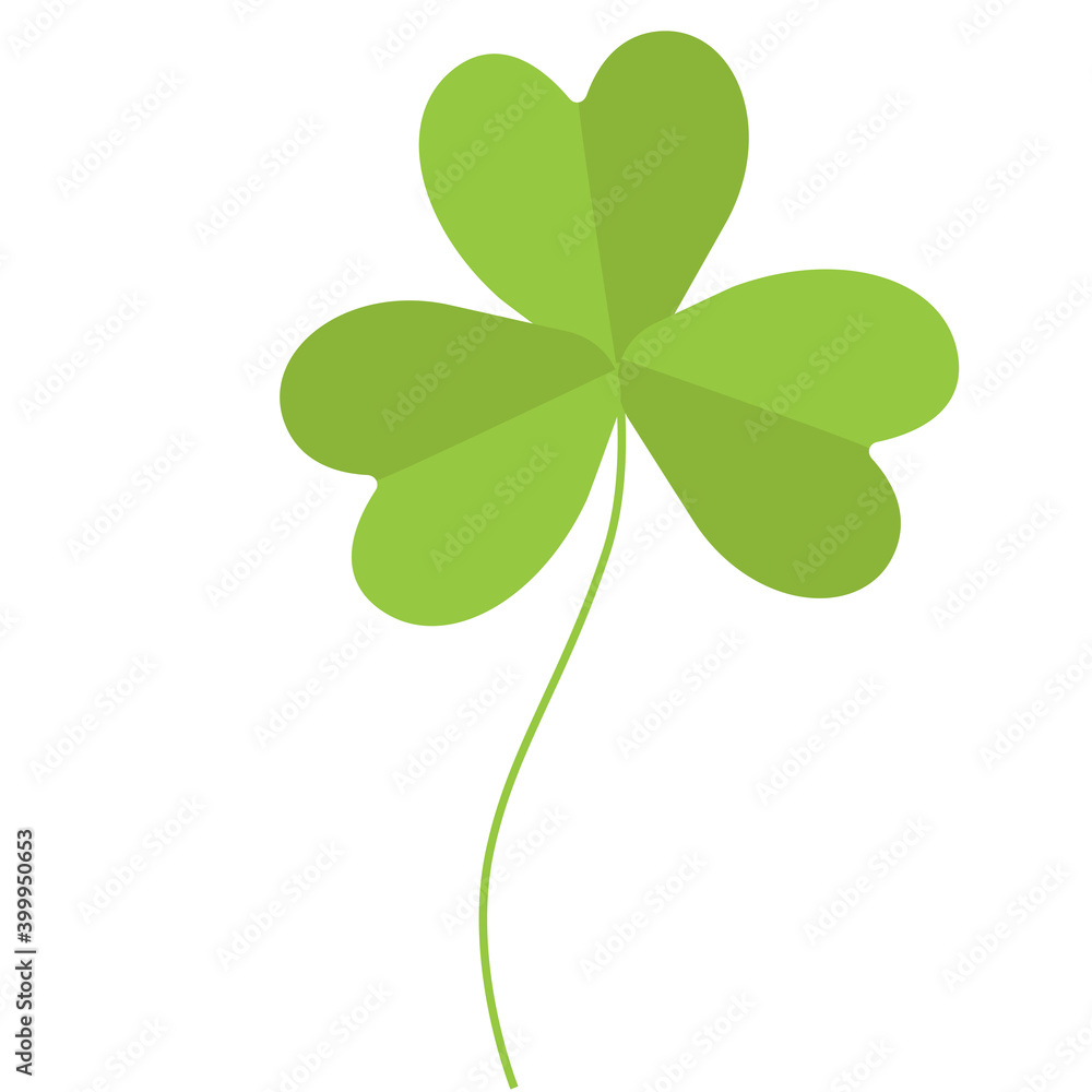 Lucky Clover sign. Print Vector art illustration. Lucky Clover sign. Print Vector art illustration.