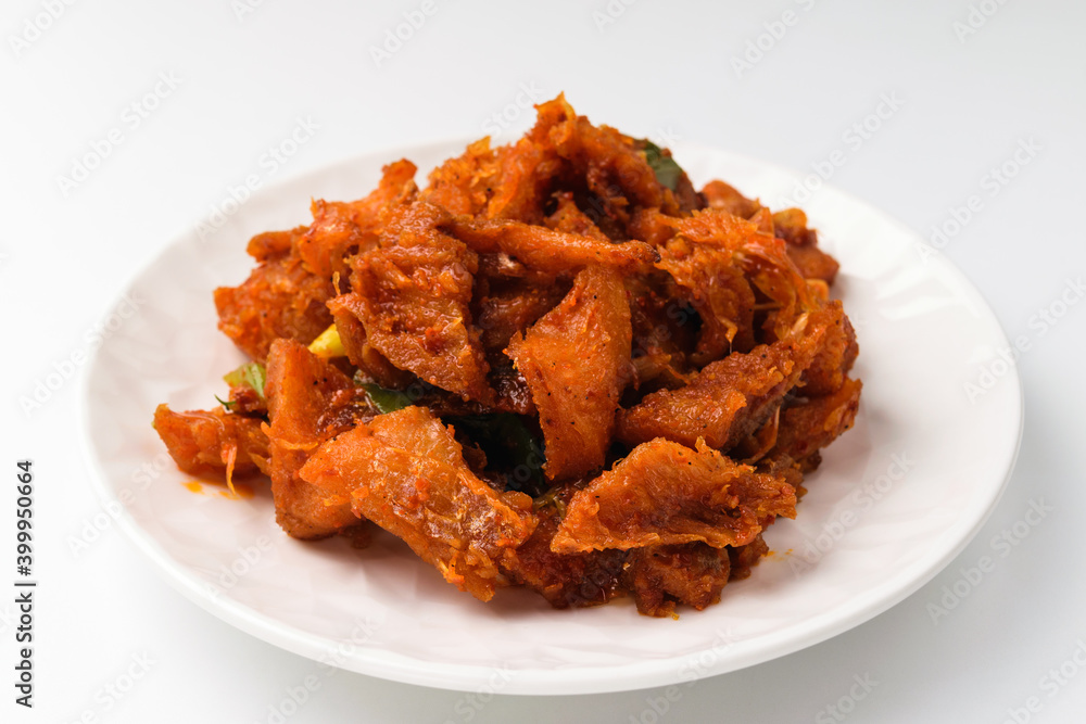 Ecological stir-fry on white background Ecological stir-fry on white background