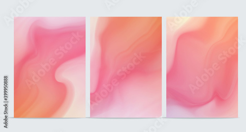 Fototapeta Naklejka Na Ścianę i Meble -  Wave Liquid shape in multi color background. Vector illustration EPS10