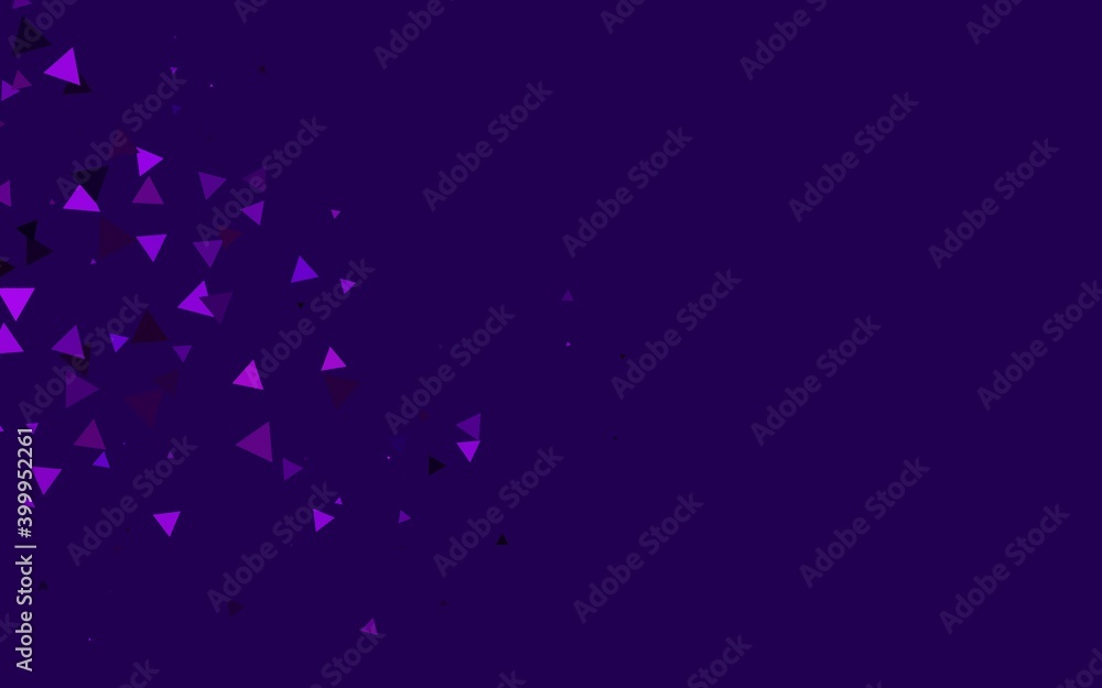 Light Purple vector background with triangles. Light Purple vector background with triangles.