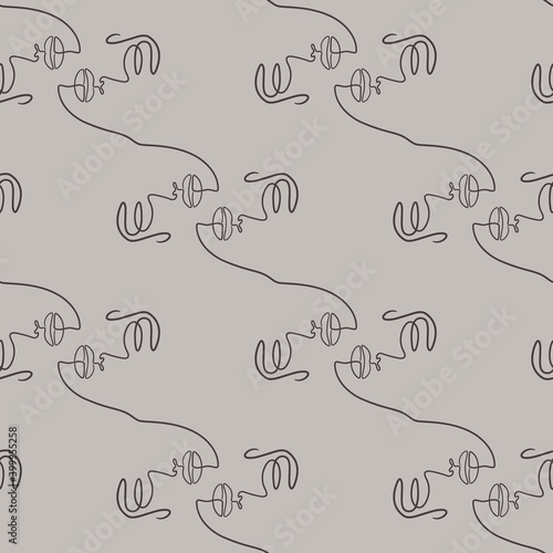 Abstract woman and man one ...