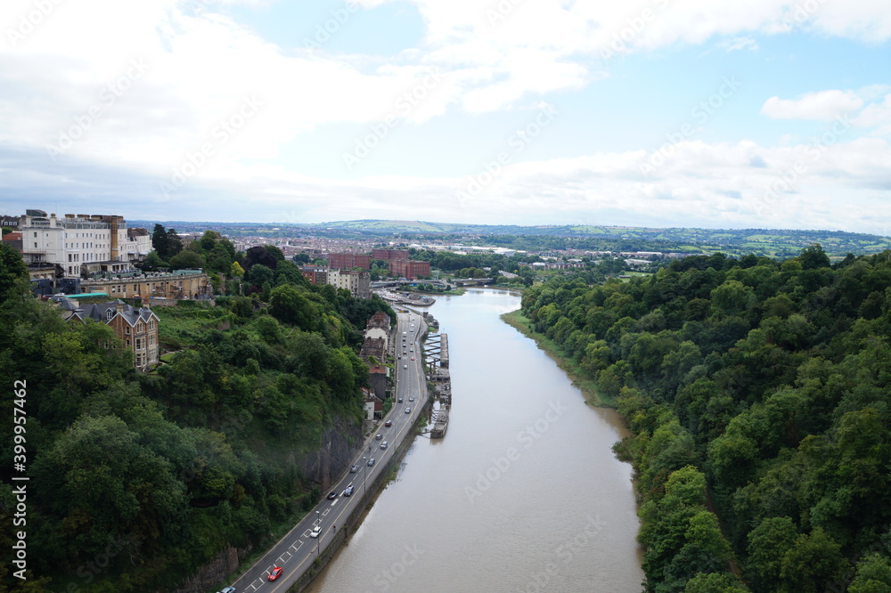 The Avon Gorge in Bristol. Photographed in August 2017