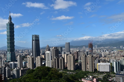 The view of Taipei in Taiwan