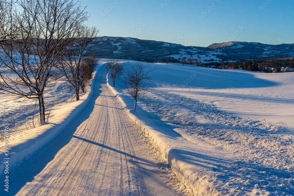 road in winter