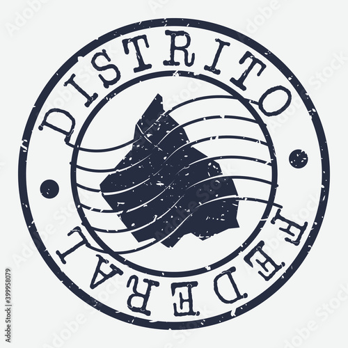 Mexico City, Mexico Stamp Postal. A Map Silhouette Seal. Passport Round Design. Vector Icon Design Retro Travel.