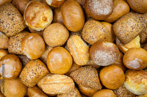 bunt gemischte Brötchen