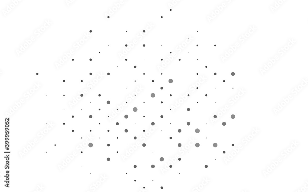 Light Silver, Gray vector cover with spots. Light Silver, Gray vector cover with spots.