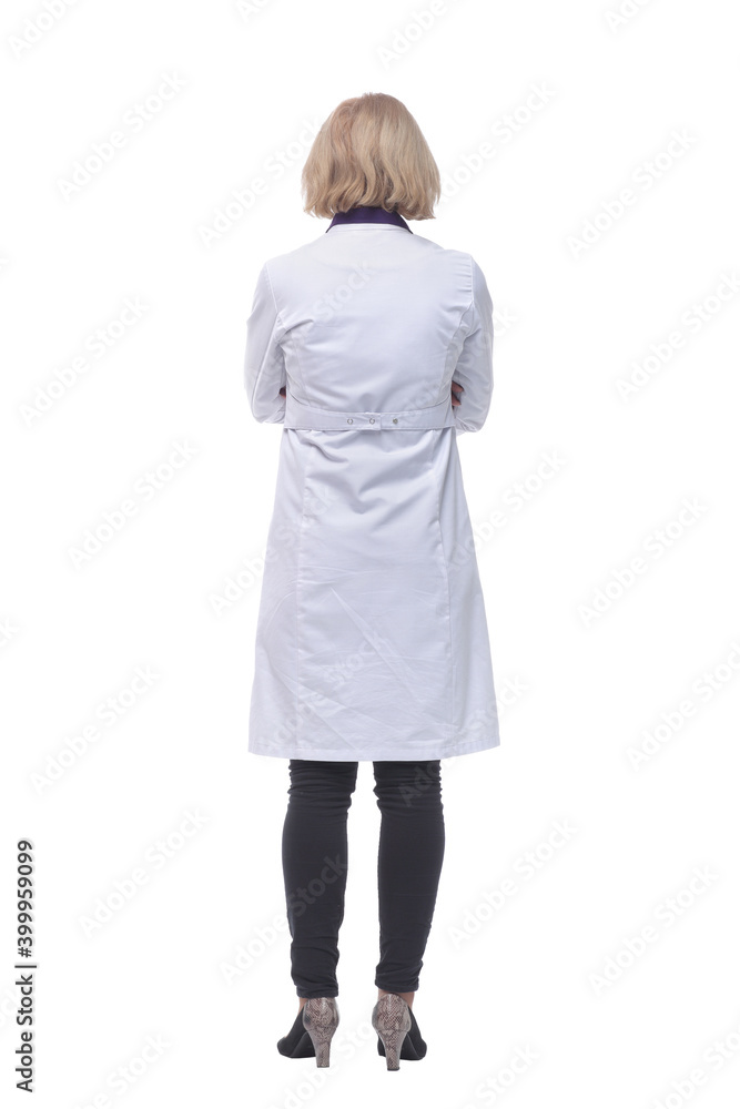 Full length portrait of medical doctor woman Full length portrait of medical doctor woman