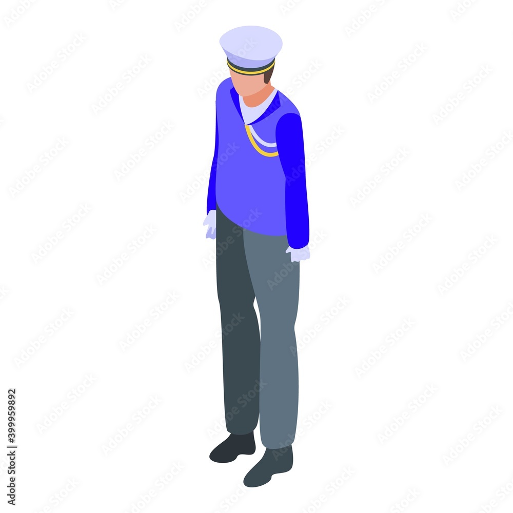 Aircraft carrier soldier icon. Isometric of aircraft carrier soldier vector icon for web design isolated on white background Aircraft carrier soldier icon. Isometric of aircraft carrier soldier vector icon for web design isolated on white background