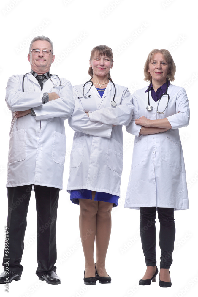 Medical team looking at camera, smiling Medical team looking at camera, smiling