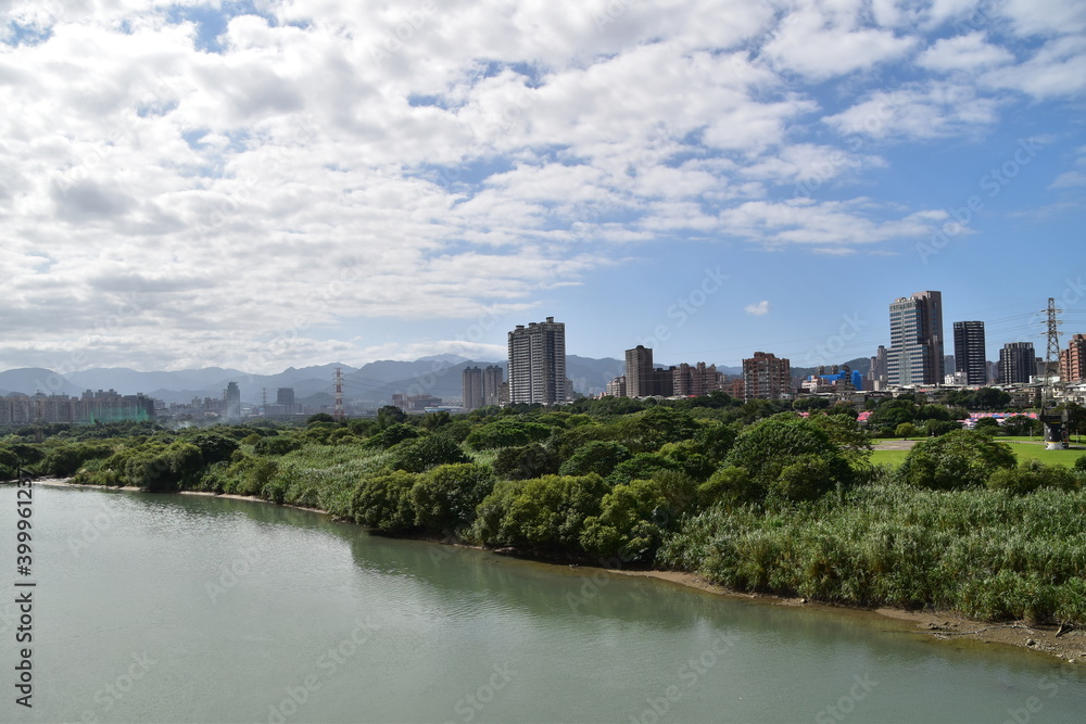 The view of Taipei City