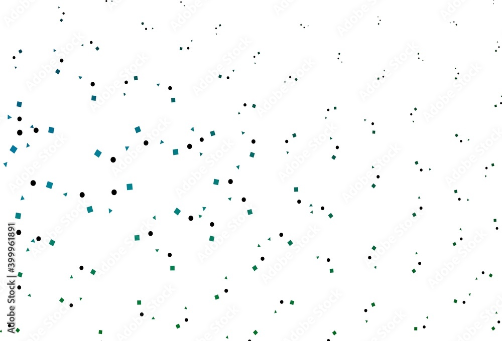 Light Blue, Green vector pattern in polygonal style with circles. Light Blue, Green vector pattern in polygonal style with circles.