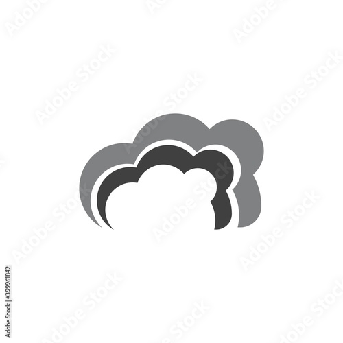 Fototapeta Naklejka Na Ścianę i Meble -  cloud logo vector