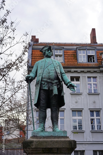 Statue Friedrich Wilhelm I. in Rixdorf (Berlin-Neukölln)