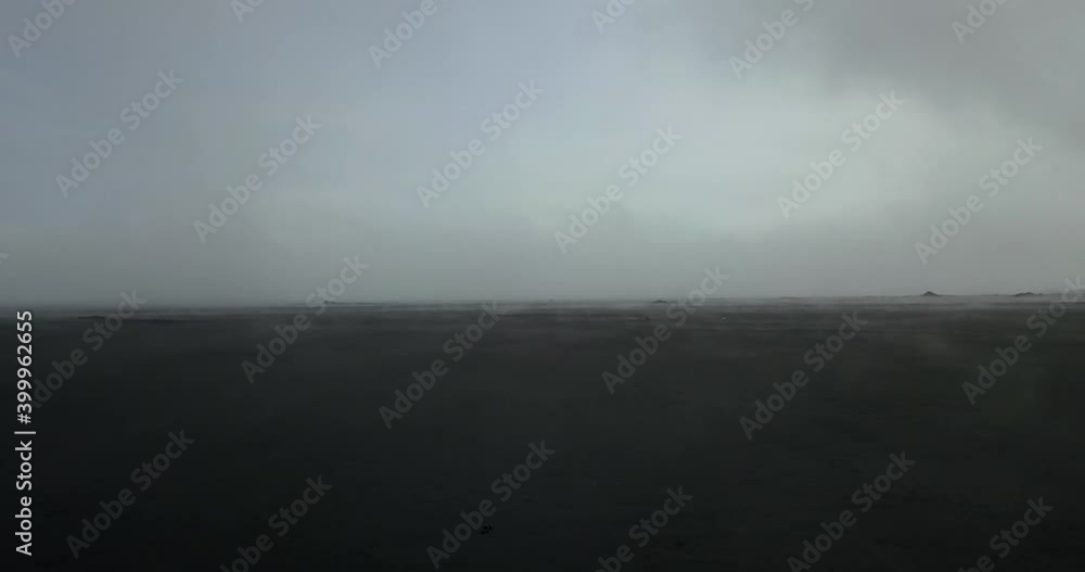 Vestrahorn Iceland drone 4k black sand beach Vestrahorn Iceland drone 4k black sand beach