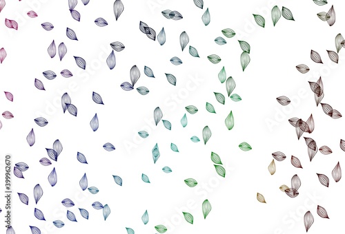 Light Multicolor, Rainbow vector sketch layout.