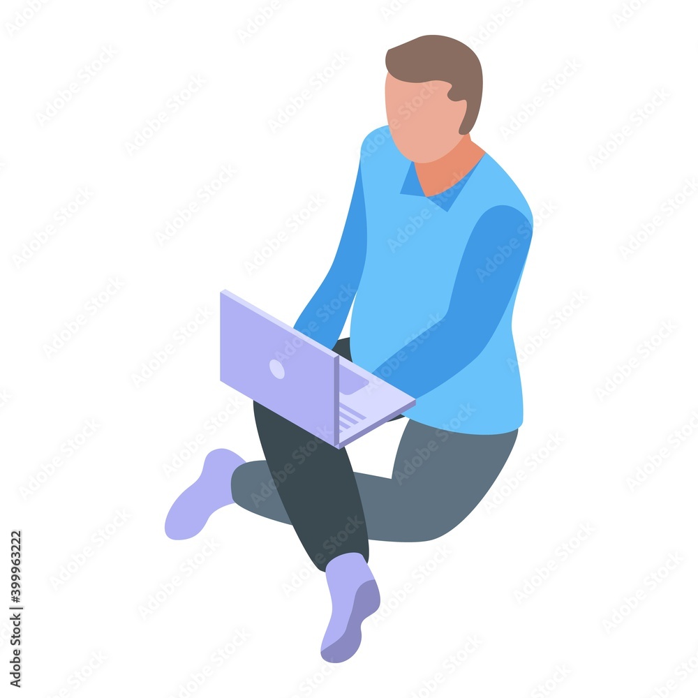 Relax free wifi zone icon. Isometric of relax free wifi zone vector icon for web design isolated on white background Relax free wifi zone icon. Isometric of relax free wifi zone vector icon for web design isolated on white background
