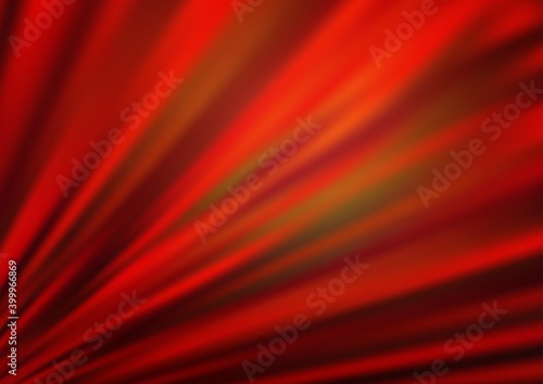Light Red vector glossy bokeh pattern.