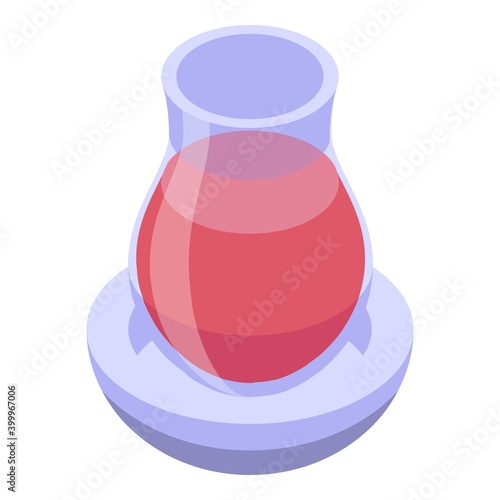 Turkish tea icon. Isometric of turkish tea vector icon for web design isolated on white background