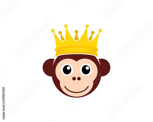 MOnkey head with golde crown