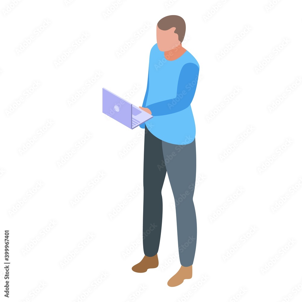 Shareholder manager icon. Isometric of shareholder manager vector icon for web design isolated on white background Shareholder manager icon. Isometric of shareholder manager vector icon for web design isolated on white background