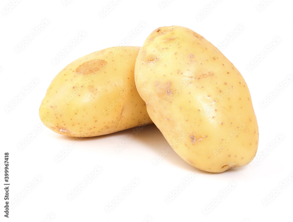 potato isolated on white background potato isolated on white background