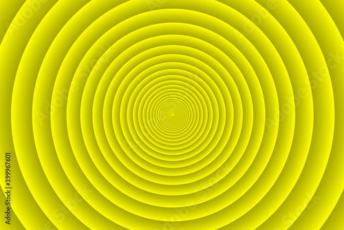 Concentric circle elements pattern, Yellow color ring, Circle spin target,
