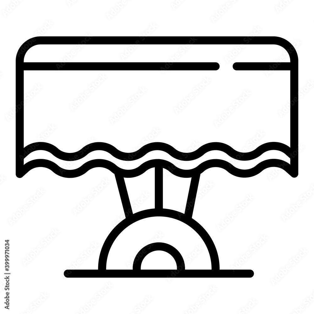 Cafe table icon. Outline cafe table vector icon for web design isolated on white background Cafe table icon. Outline cafe table vector icon for web design isolated on white background