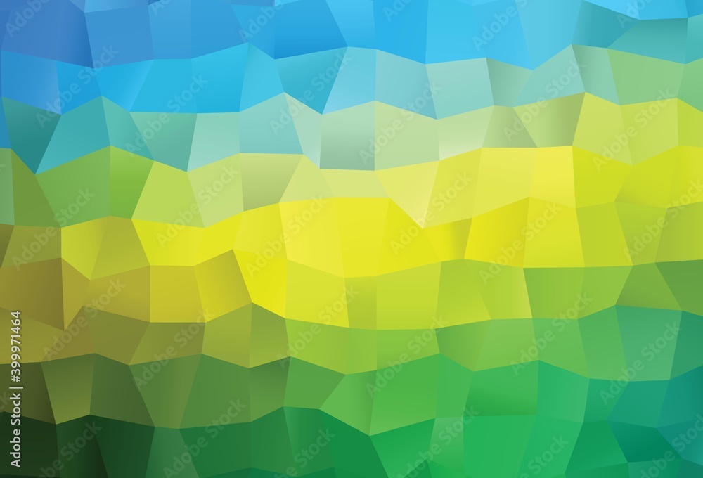 Dark Blue, Yellow vector abstract mosaic pattern. Dark Blue, Yellow vector abstract mosaic pattern.
