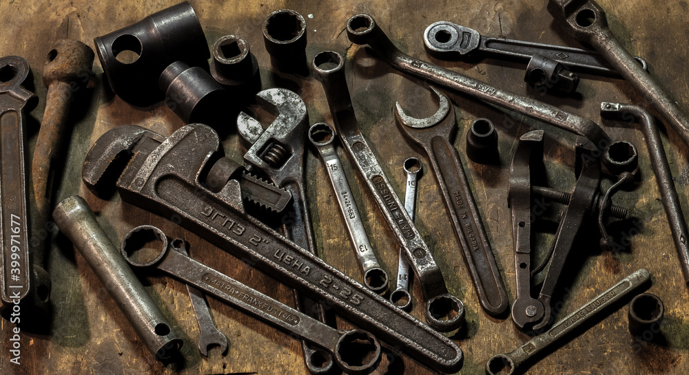 Fototapeta premium old tools