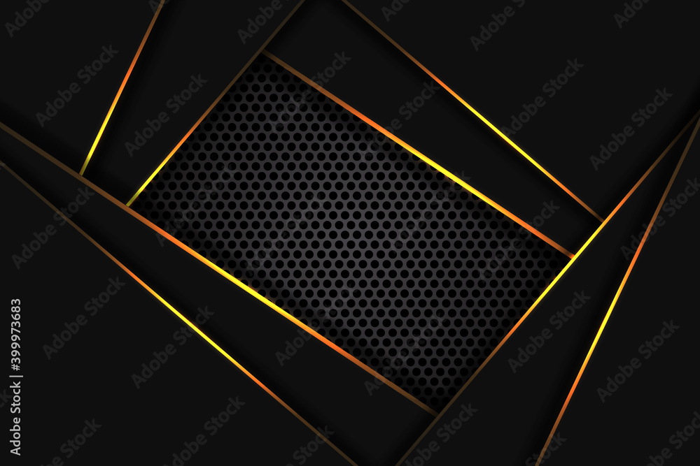 Abstract orange glow vector background. Stock Vector