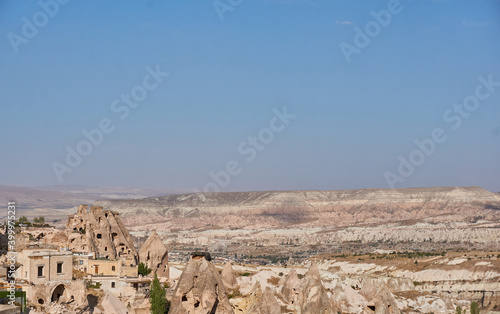A beautiful view from Uchisar - Cappadocia in Turkey