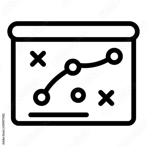 Problem point solving icon. Outline problem point solving vector icon for web design isolated on white background