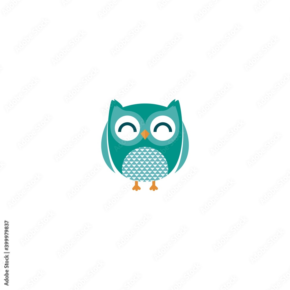 Fototapeta premium owl graphic design logo