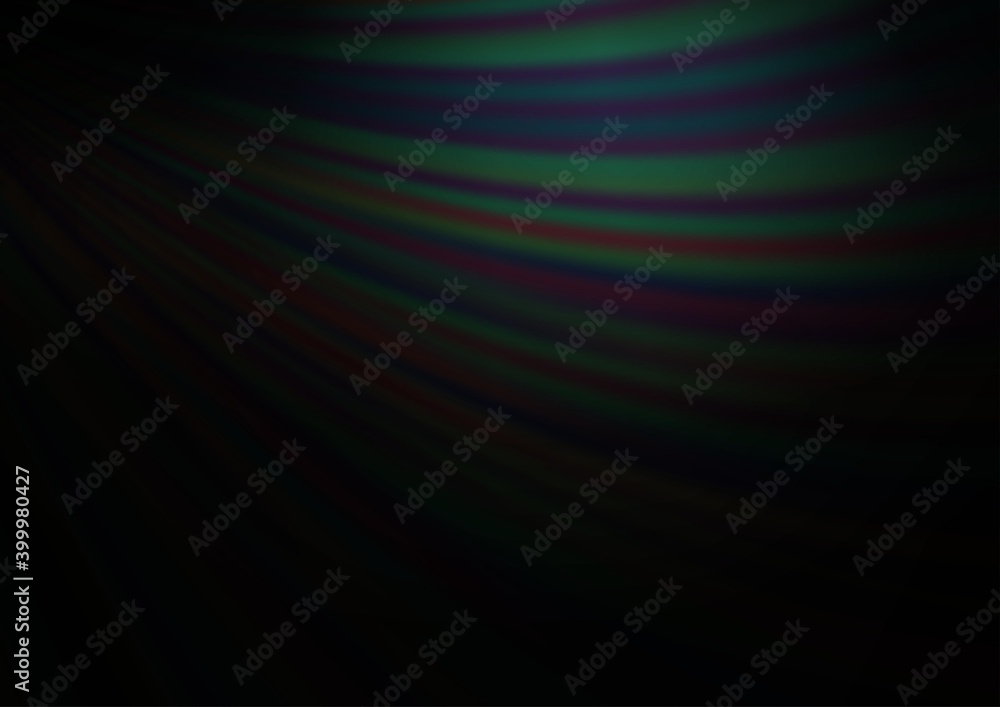 Fototapeta premium Dark Silver, Gray vector background with bent ribbons.