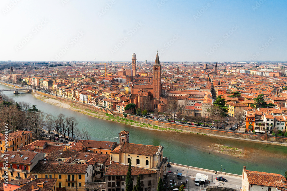 old town of Verona, Italy