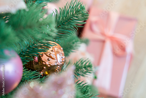 New Year's Tree in Pink