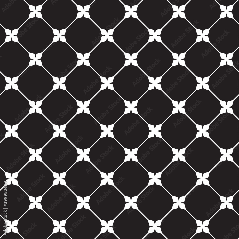 Fototapeta premium Black and white pattern geometric abstract graphic