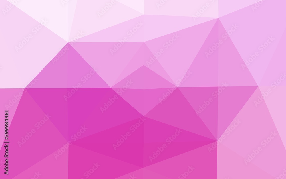 Light Pink vector shining triangular template. Light Pink vector shining triangular template.