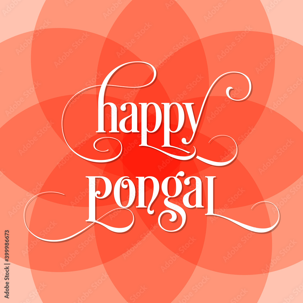 Obraz premium Illustration of Pongal festival for the celebration.