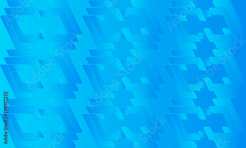 Blue gradient geometric shapes abstract background vector illustration.