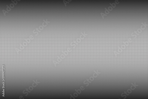 Simple grey abstract background with black grid. Metallic square texture vector illustration