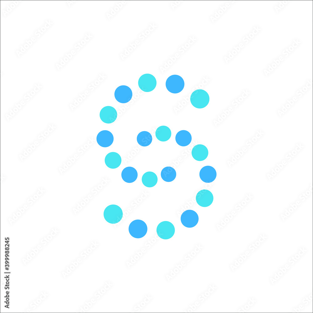 S dots logo design S dots logo design