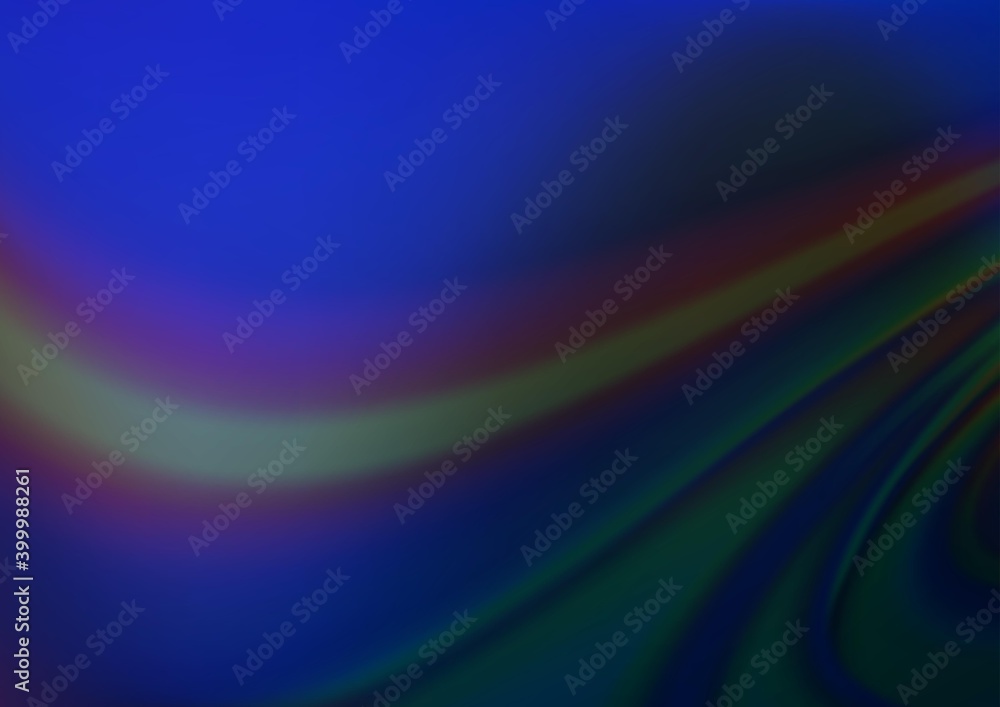 Dark BLUE vector blurred background. Dark BLUE vector blurred background.