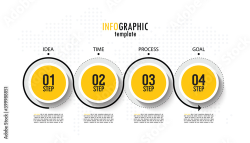 Presentation business abstract background infographic template
