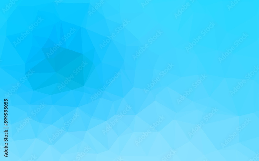 Light BLUE vector polygon abstract backdrop. Light BLUE vector polygon abstract backdrop.